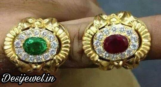 New and Latest Design of Rajasthani Desi gold Gents-Ring 