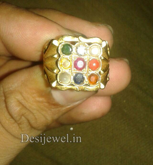 New and Latest Design of Rajasthani Desi gold Gents-Ring  with weight 7 gm