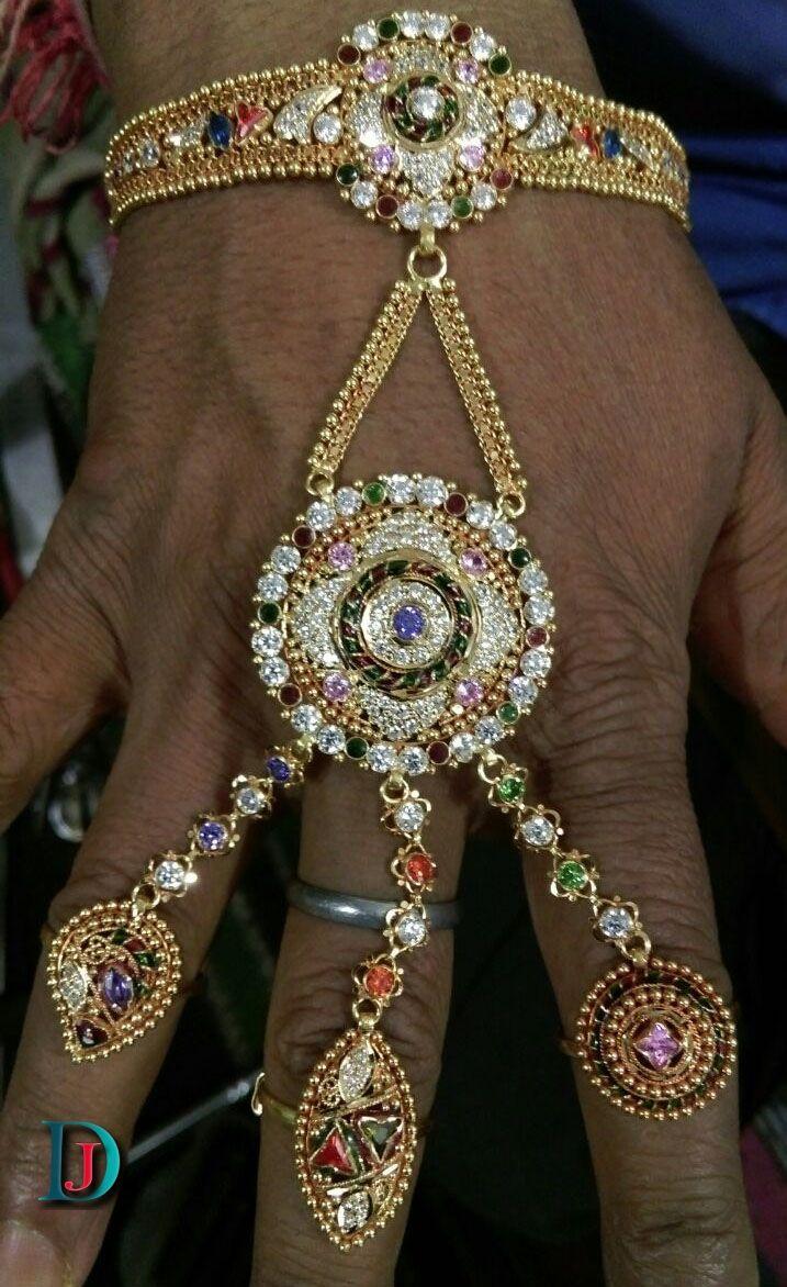 New and Latest Design of Rajasthani Desi gold hathphol 