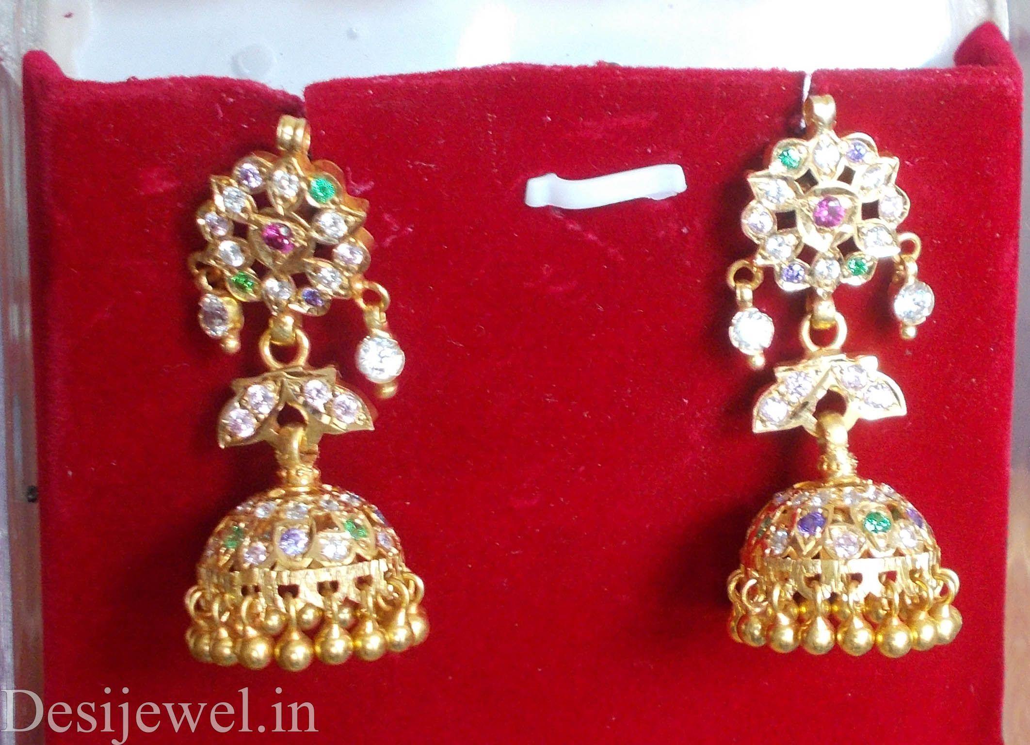 New and Latest Design of Rajasthani Desi gold kaan-jhoomariya 