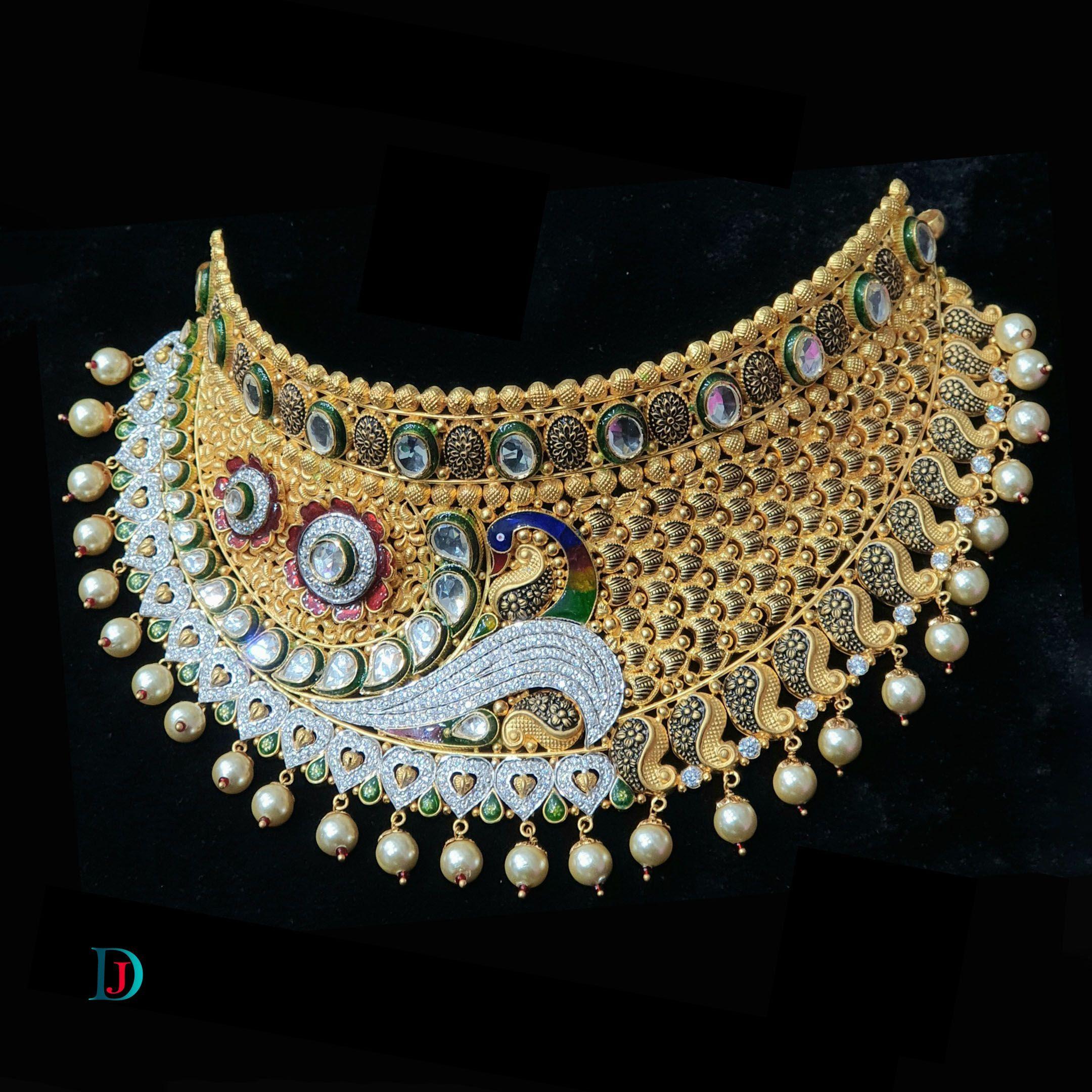 New and Latest Design of Desi Indian Rajasthani Gold Jodha-Haar 