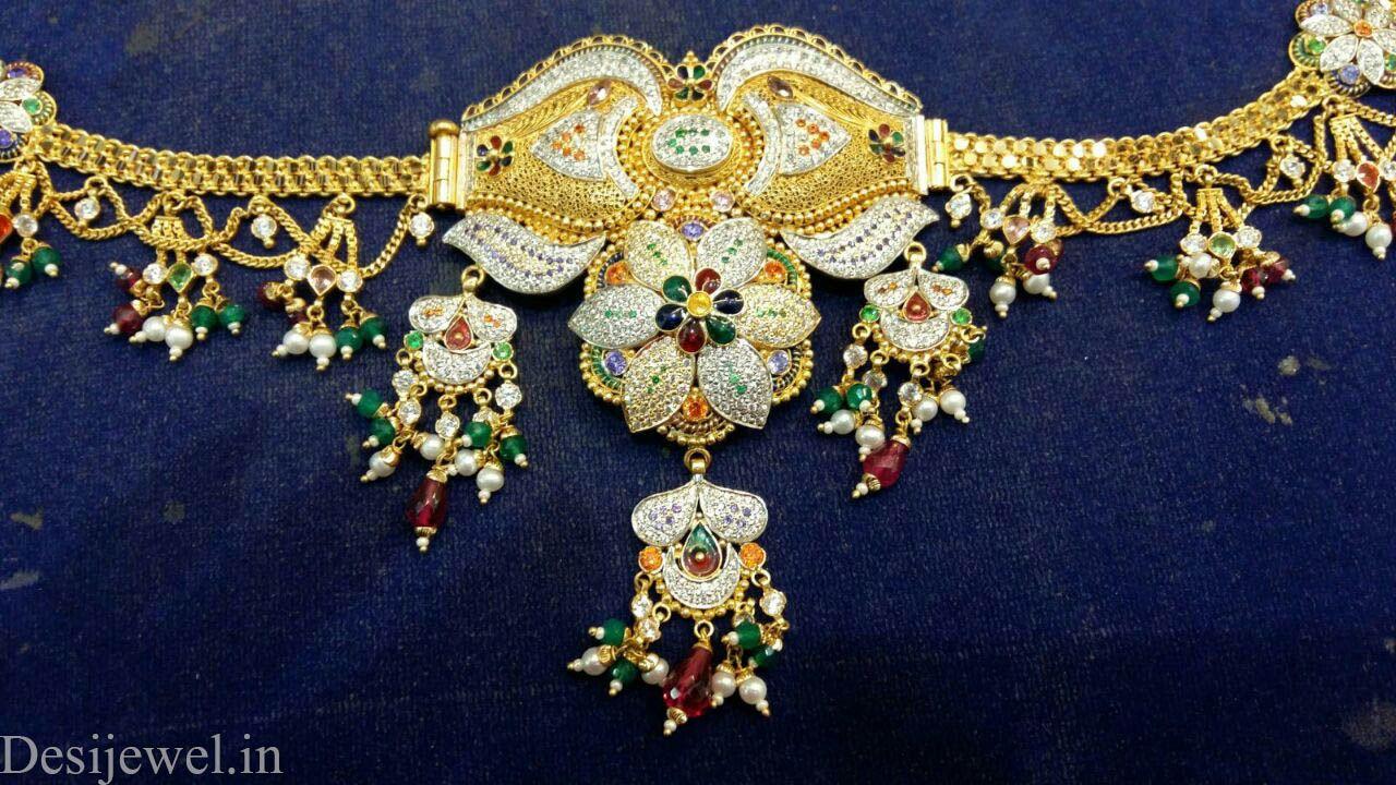 New and Latest Design of Rajasthani Desi gold gala-Kanthi 