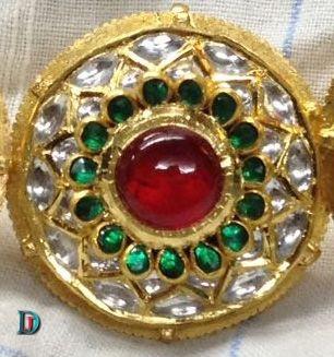 New and Latest Design of Rajasthani Desi gold kundan Rakhdi 