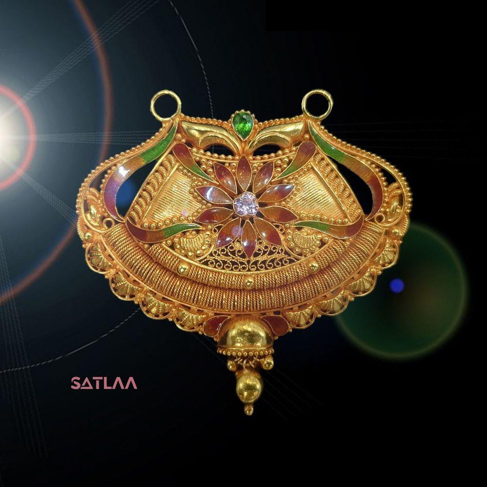 Satlaa Desi Indian Rajasthani Gold Mangalsutra