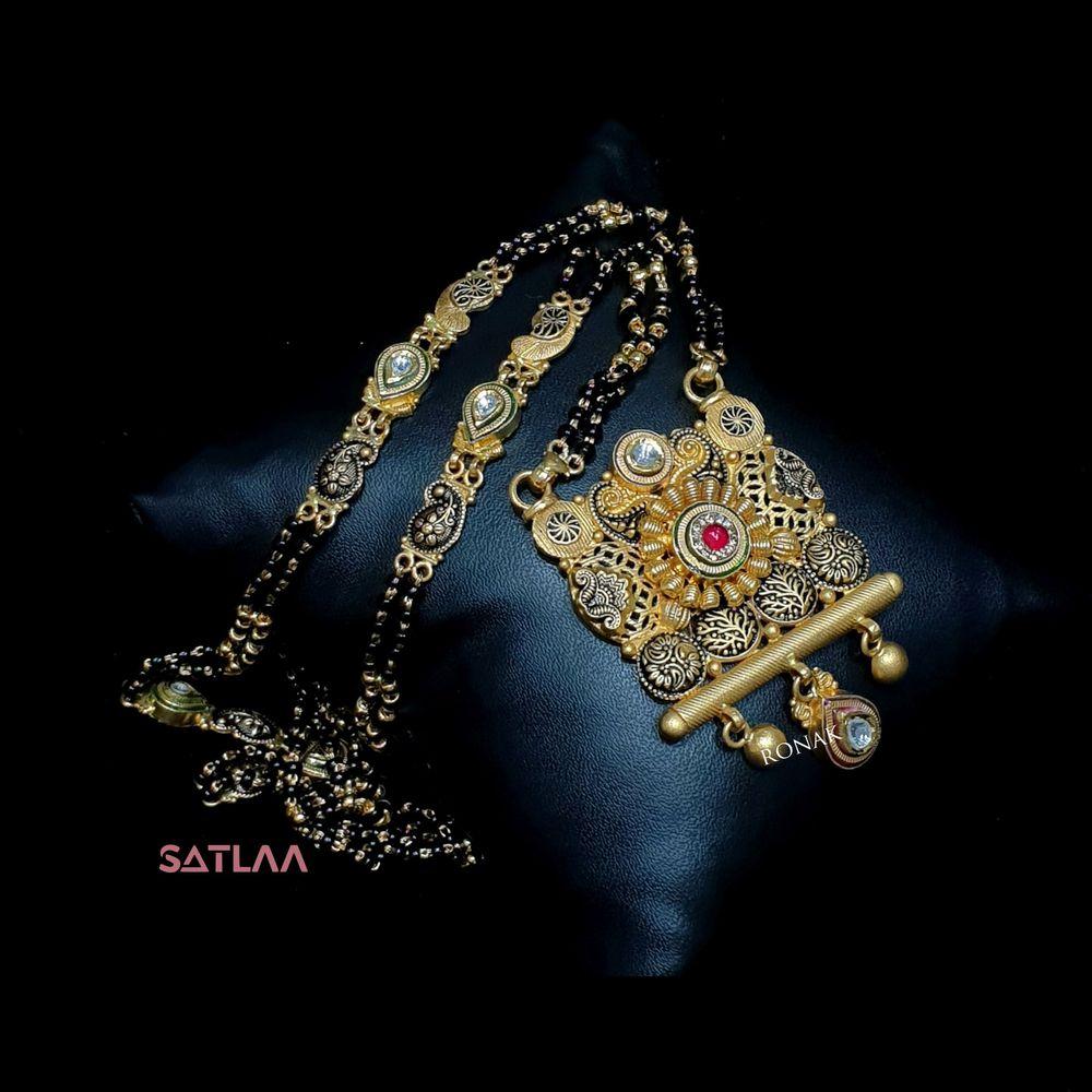 Satlaa Desi Indian Rajasthani Gold Mangalsutra