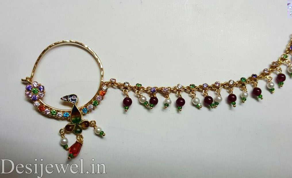 New and Latest Design of Rajasthani Desi gold naak-Nath 