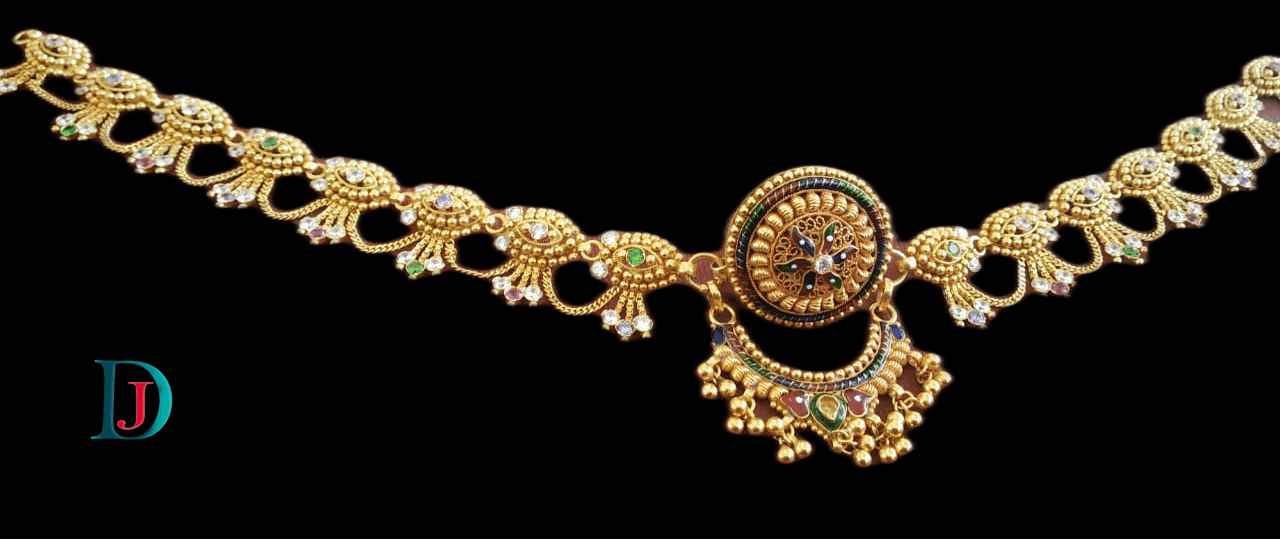 New and Latest Design of Desi Indian Rajasthani Gold Rakhdi-Set 