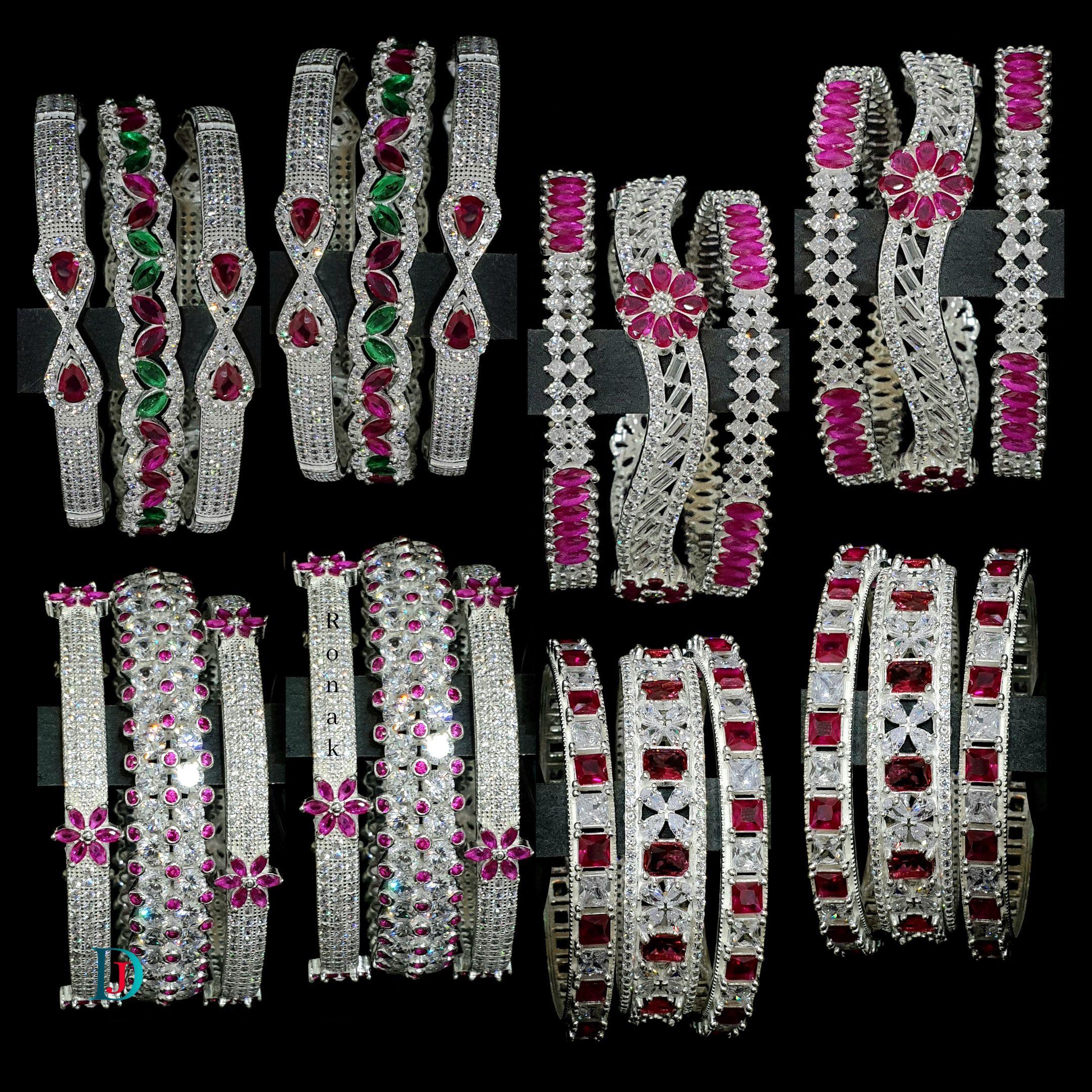 New and Latest Design of Desi Rajasthani Silver Bangles 
