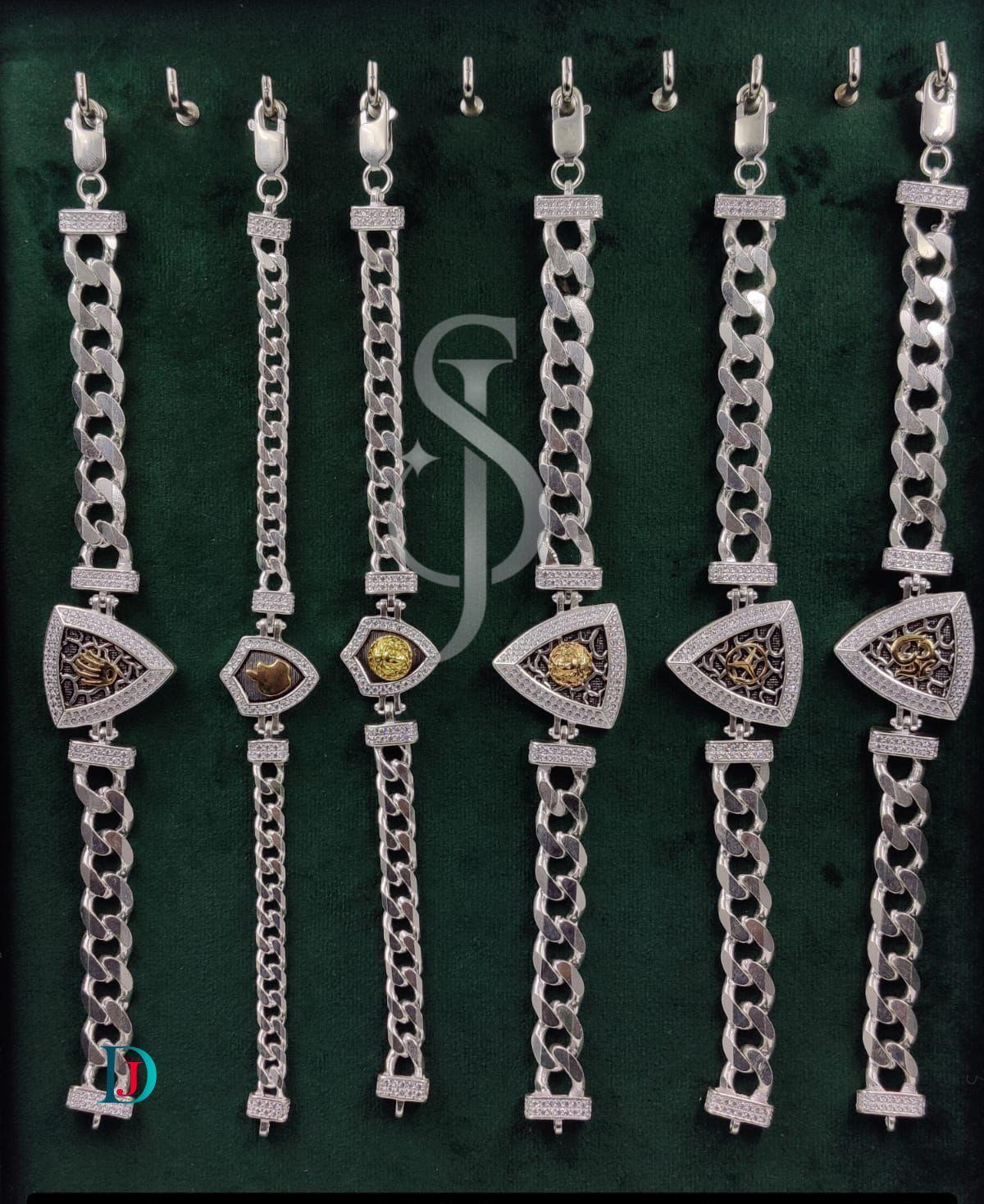 New and Latest Design of Desi Rajasthani Silver Bracelet 