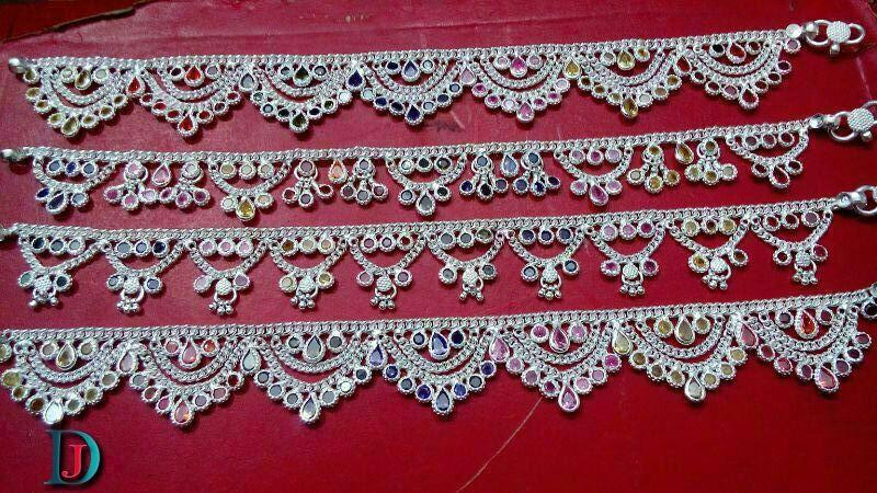 New and Latest Design of Rajasthani Desi Silver Fancy-Paayal 