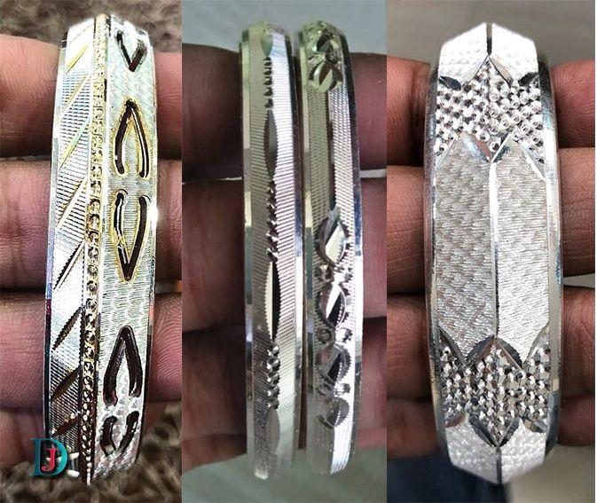 New and Latest Design of Rajasthani Desi Silver Hath-Kada 