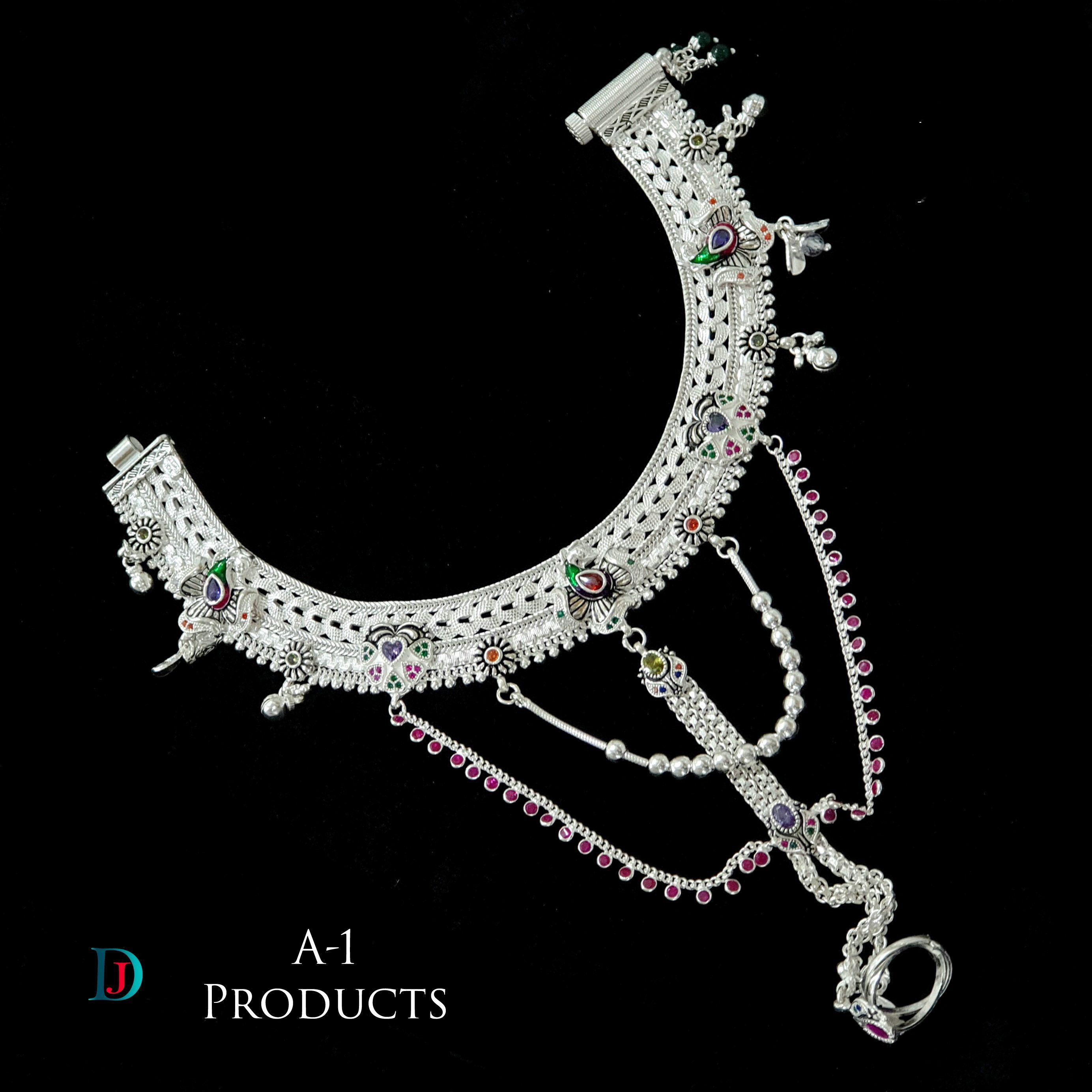 New and Latest Design of Desi Rajasthani Silver Pagful Jewellery 