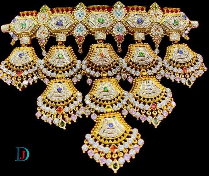 New and Latest Design of Desi Indian Rajasthani Gold Sohan-Kanthi 