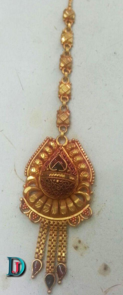 New and Latest Design of Rajasthani Desi gold sar-teeka 