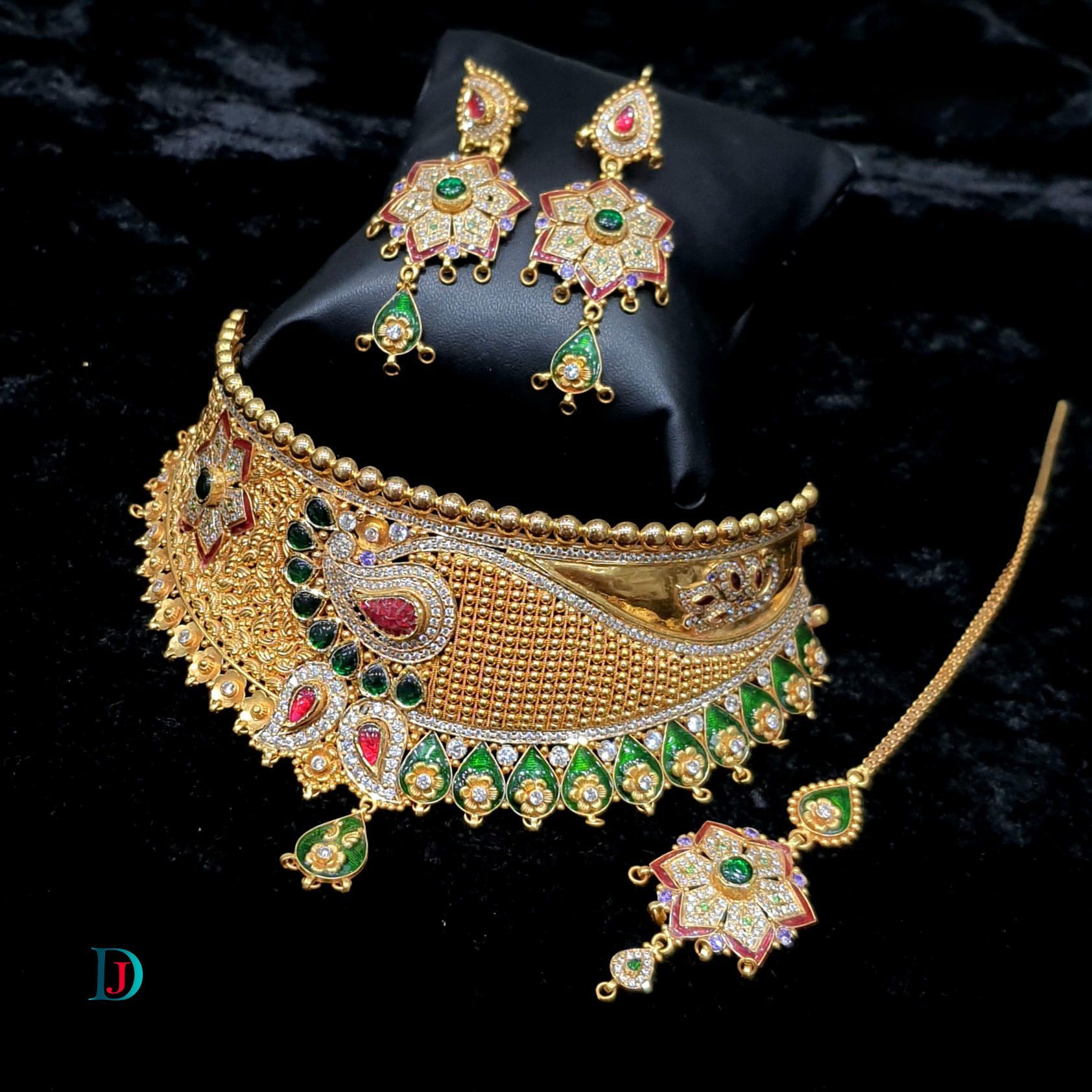 New and Latest Design of Desi Indian Rajasthani Gold Jodha Haar